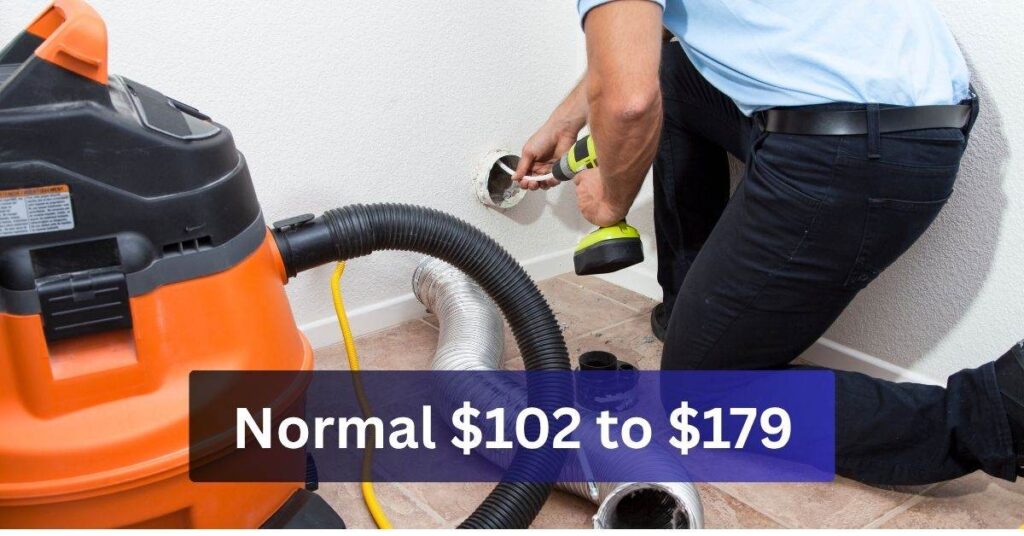 Cost for dryer vent cleaning